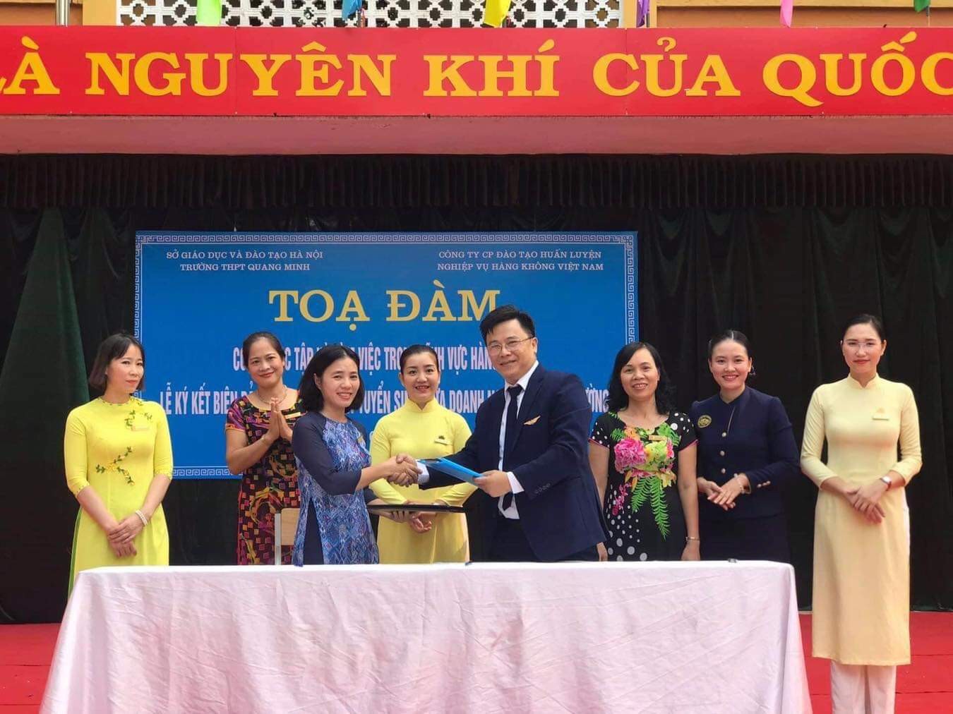 VNAS phối hợp tổ chức Tọa đàm tại Trường THPT Quang Minh (Mê Linh, Hà Nội)